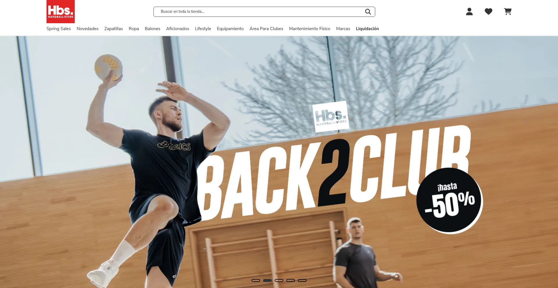 Handball-store.es Screenshot
