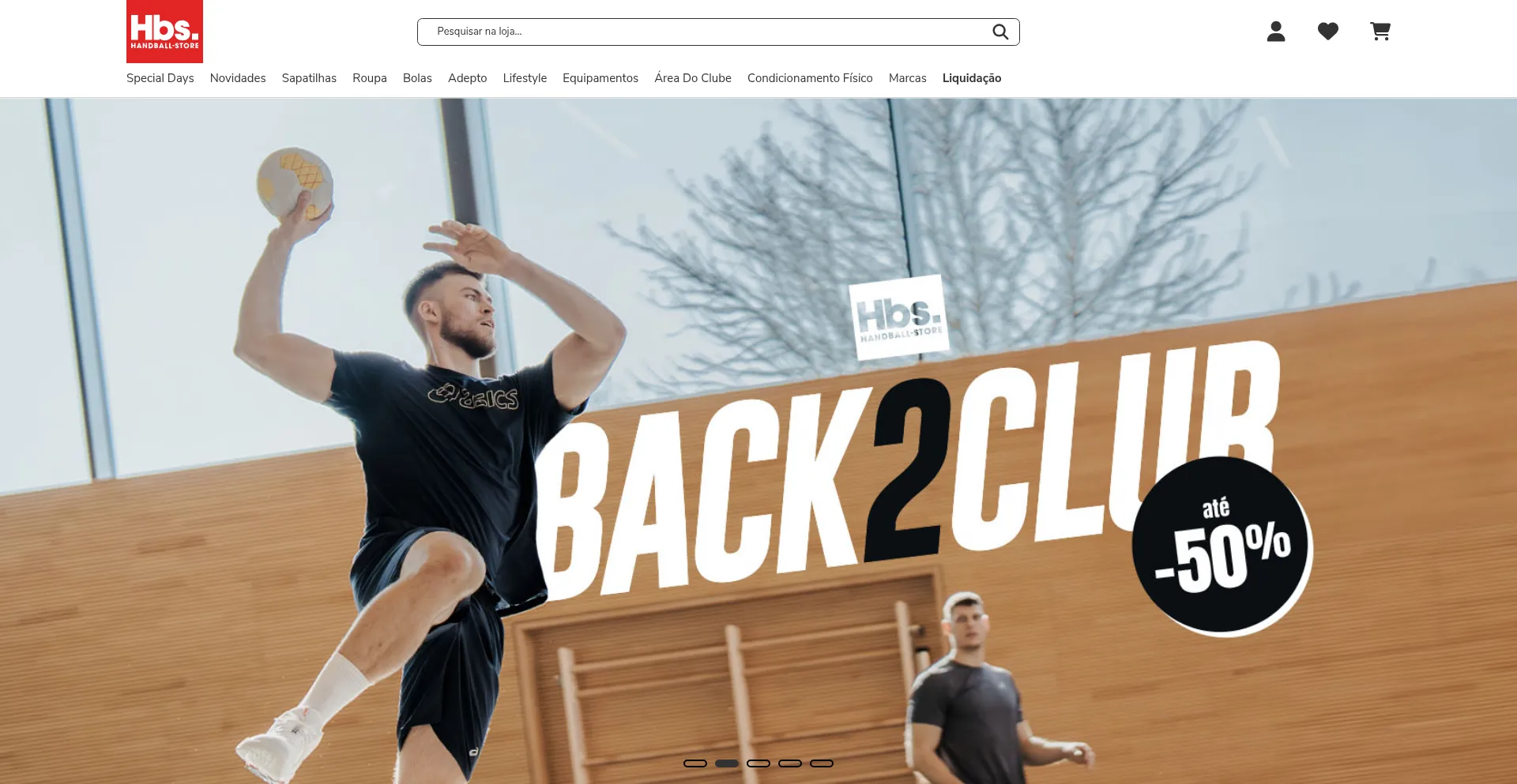 Handball-store.pt Screenshot