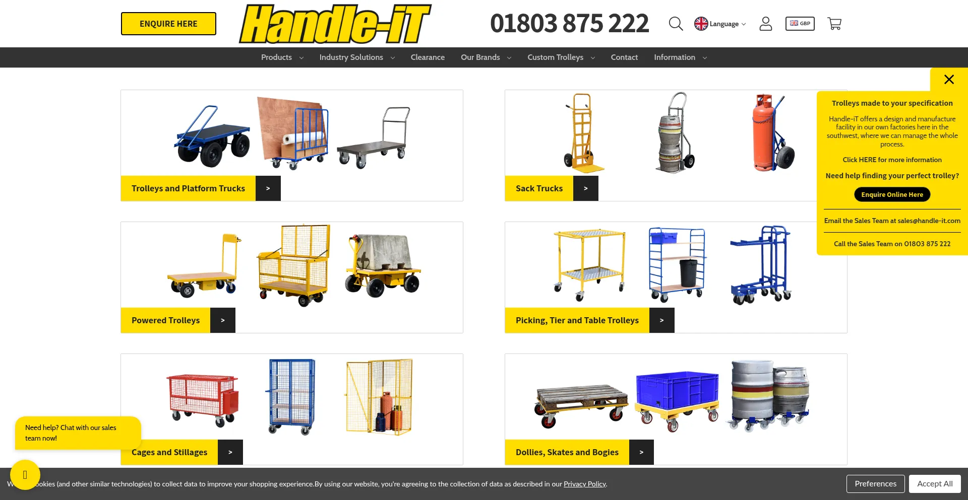 Handle-it.com Screenshot