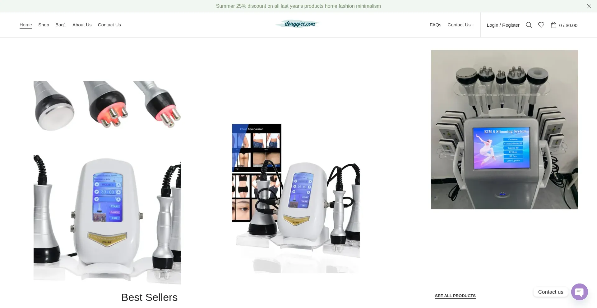 Website screenshot of Haoyana.com