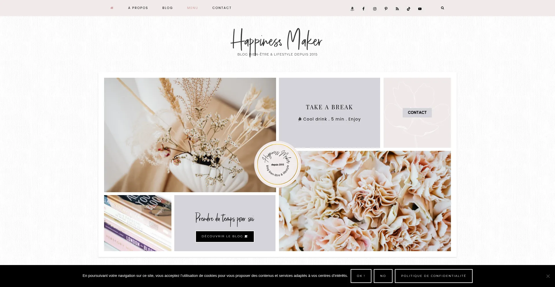 Happinessmaker.fr Screenshot