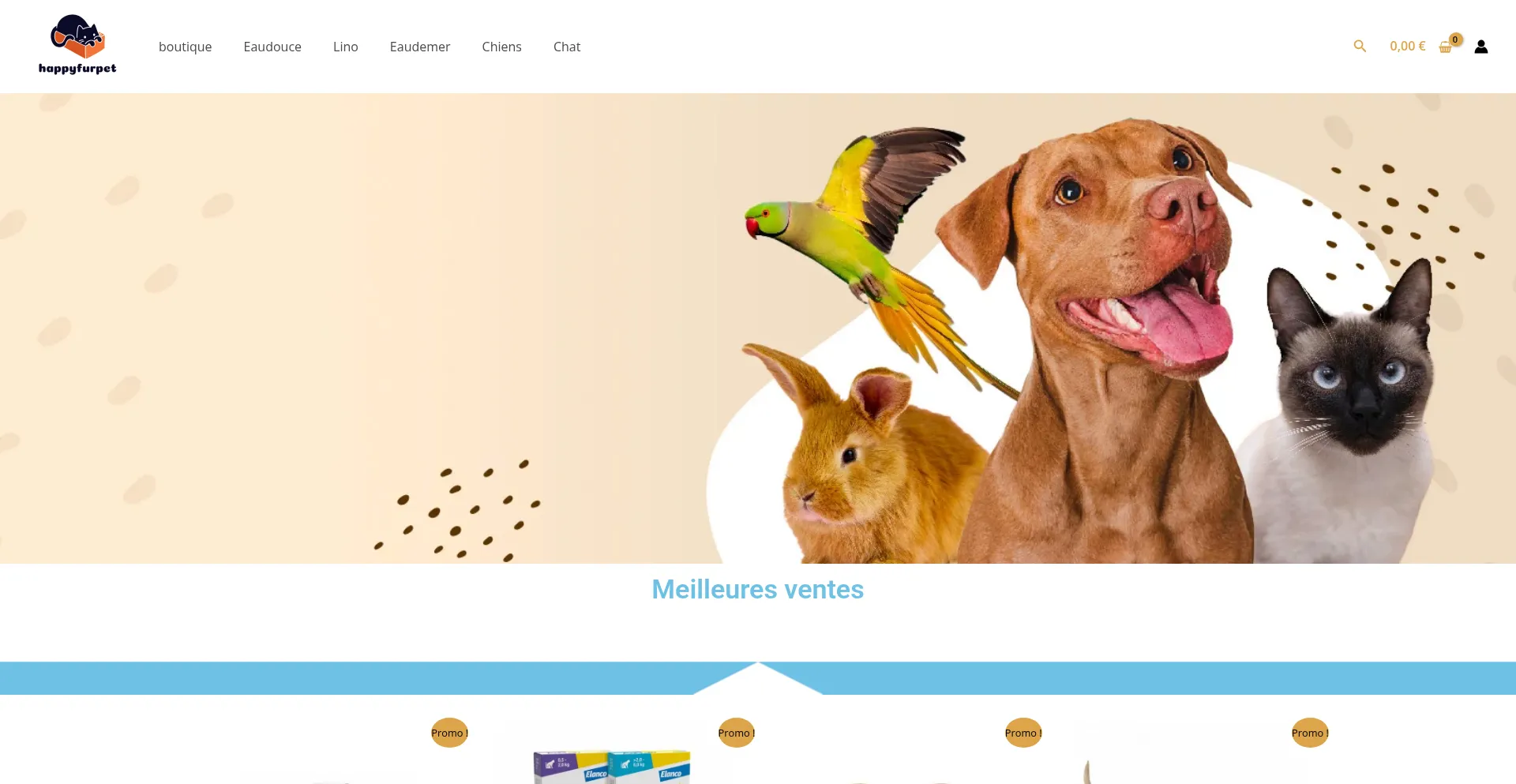 Happyfurpet.com Screenshot