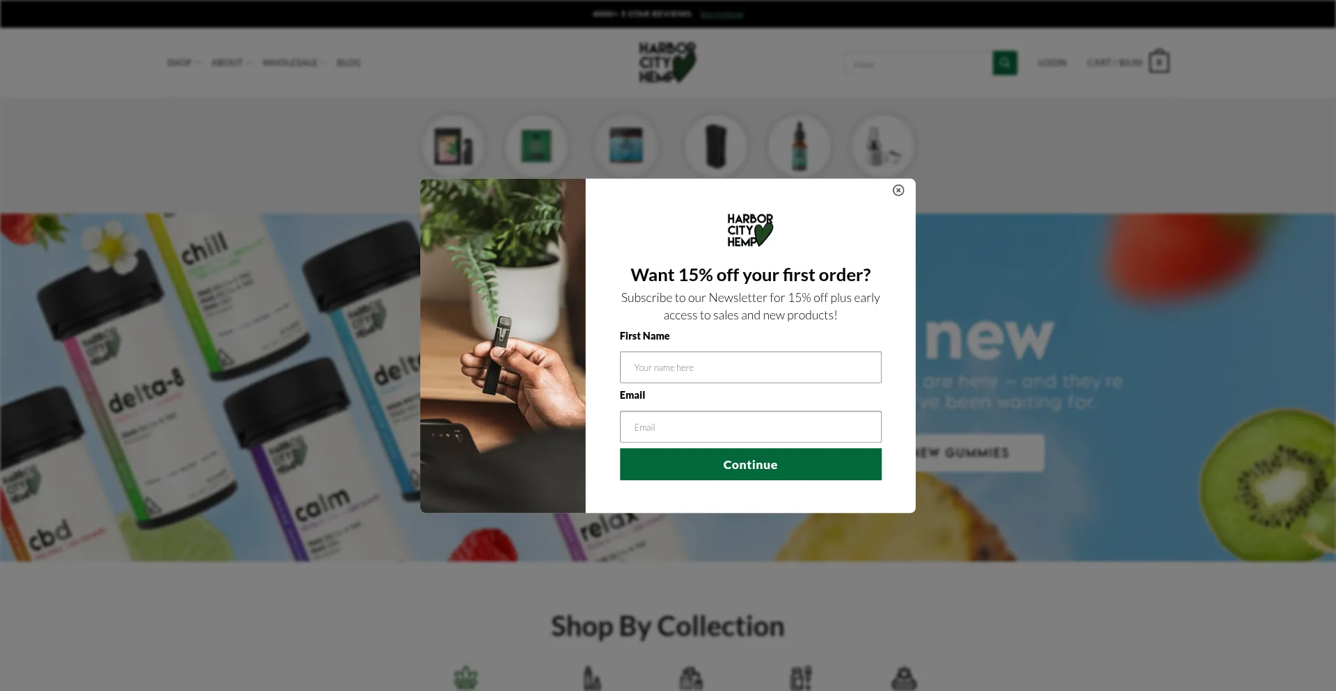 Harborcityhemp.com Screenshot