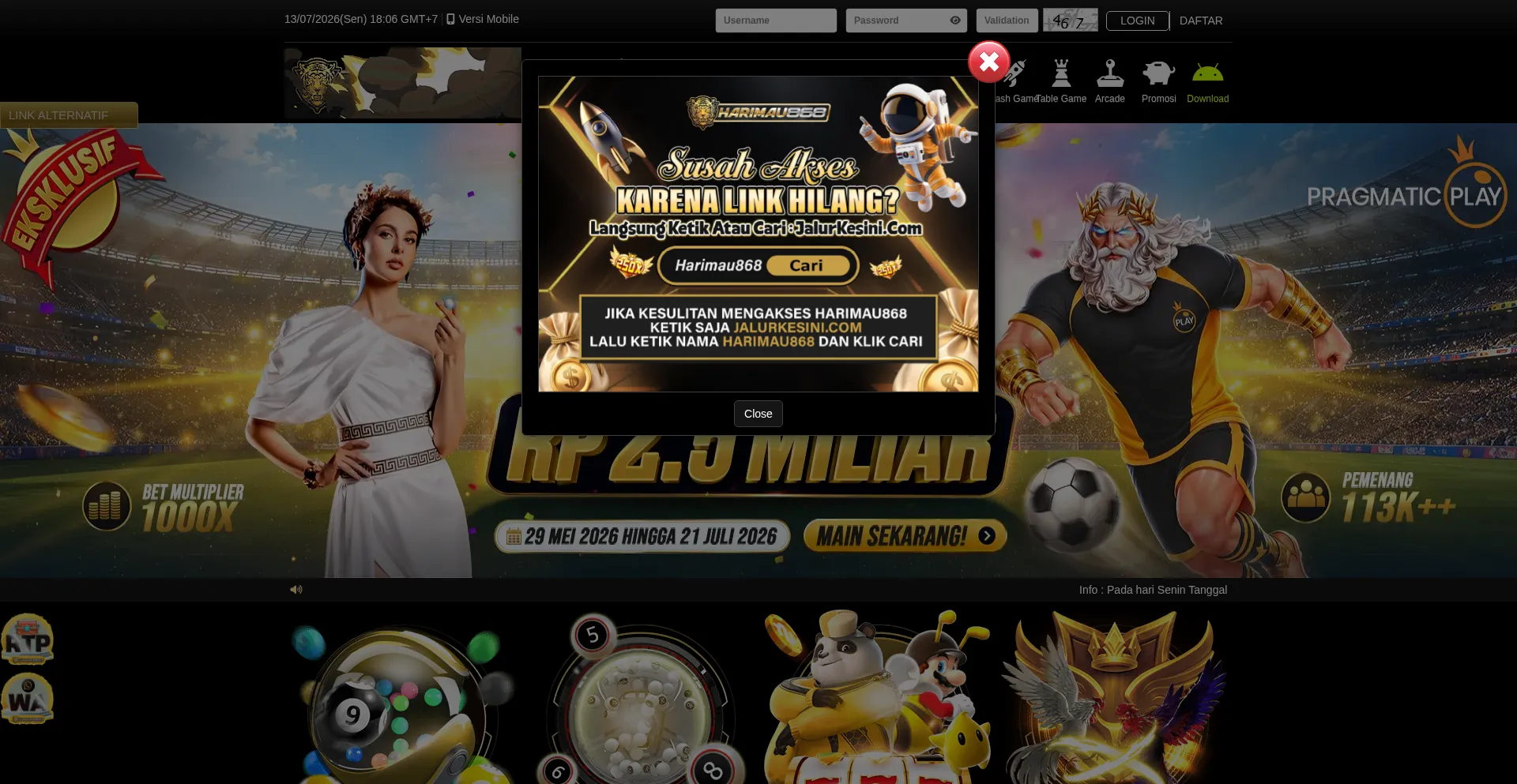 Harimau868gg.com