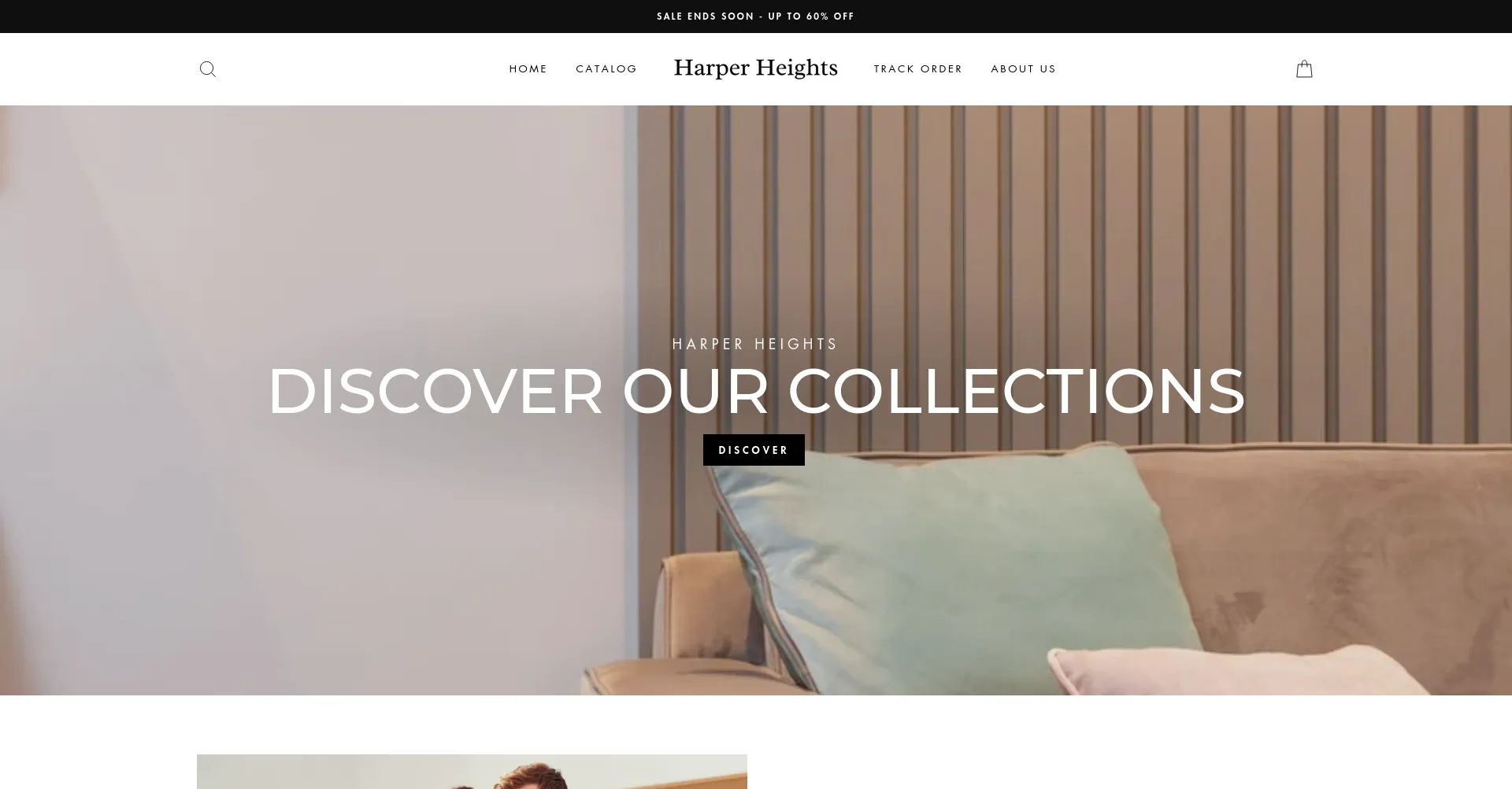 Website screenshot of Harper-heights.com