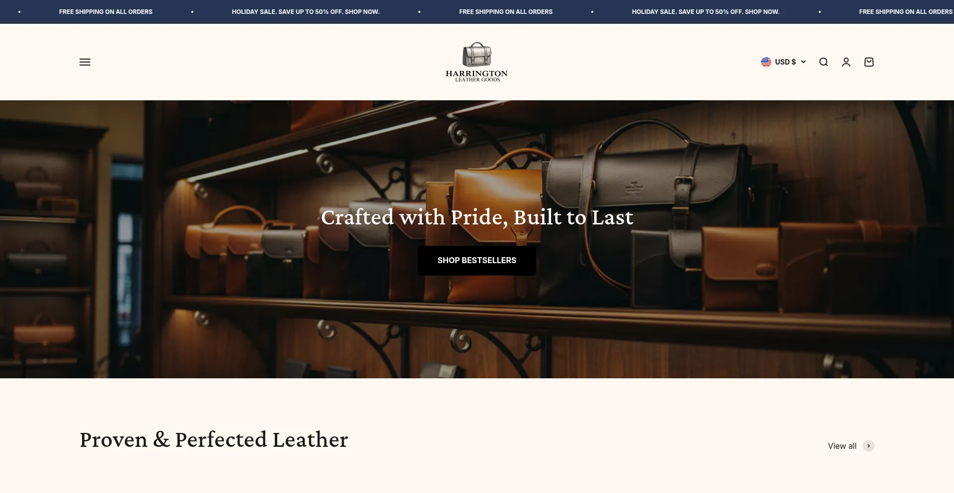 Harringtonleathergoods.com