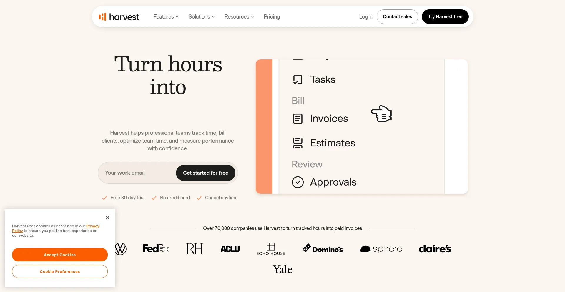Harvestapp.com