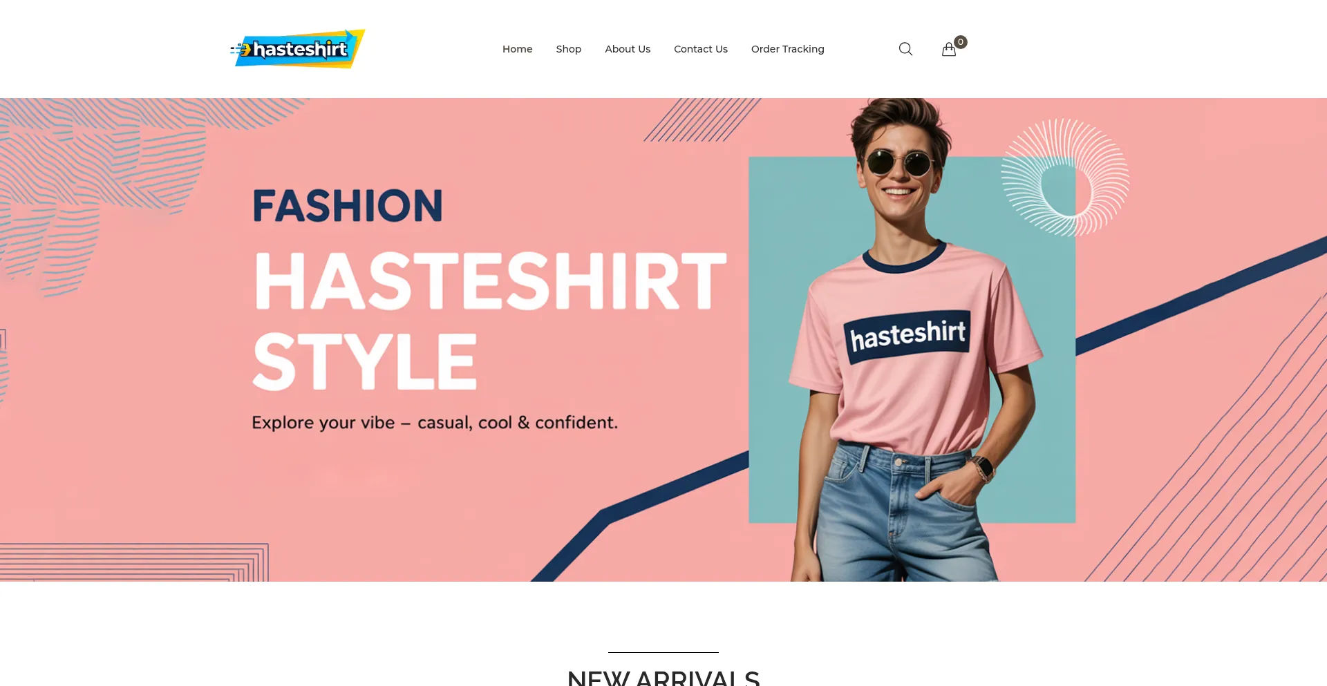 Hasteshirt.com Screenshot