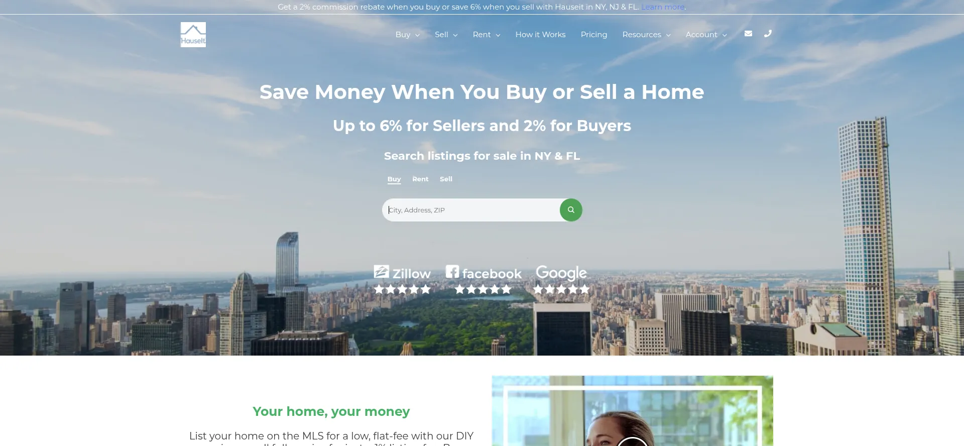 Hauseit.com Screenshot