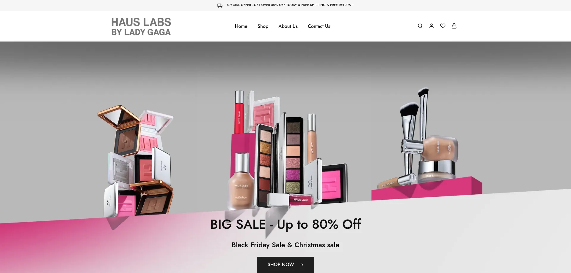 Website screenshot of Hauslabsus.com