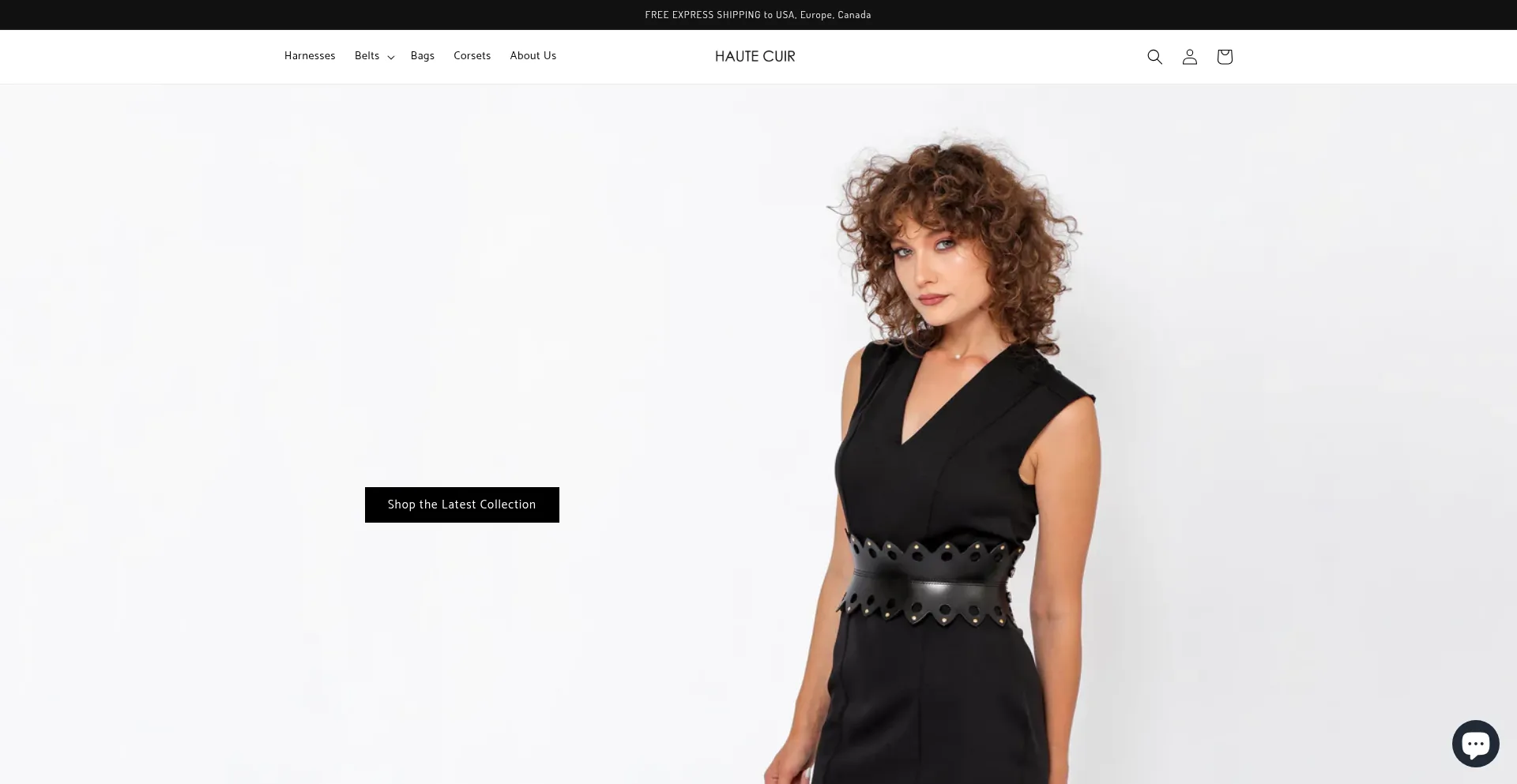 Hautecuir.com Screenshot