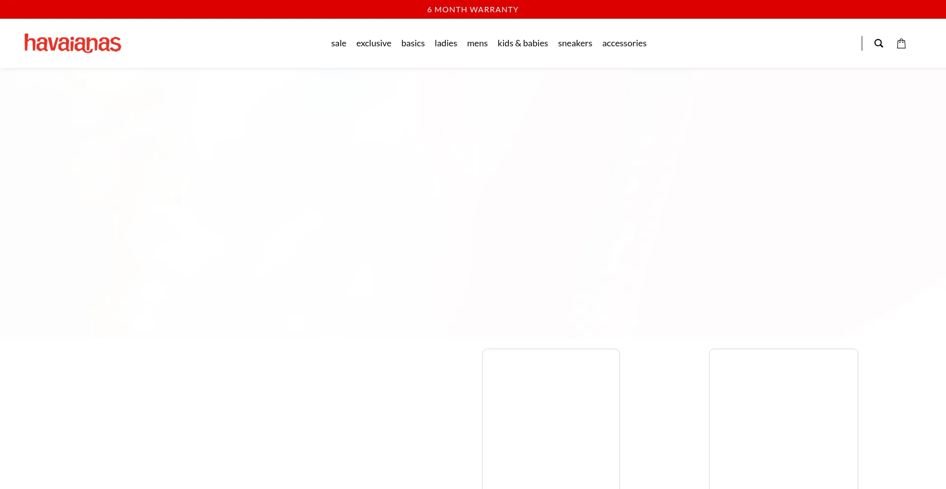 Website screenshot of Havaianas.online