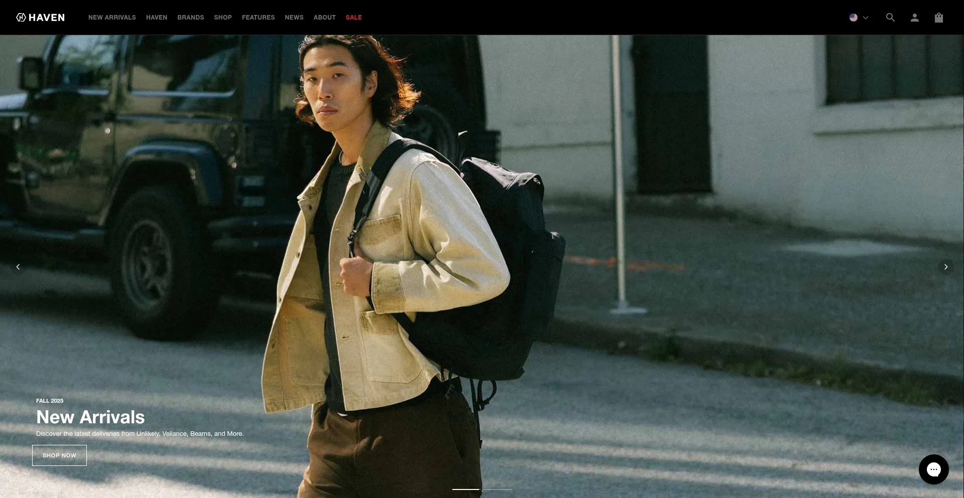 Havenshop.com Screenshot