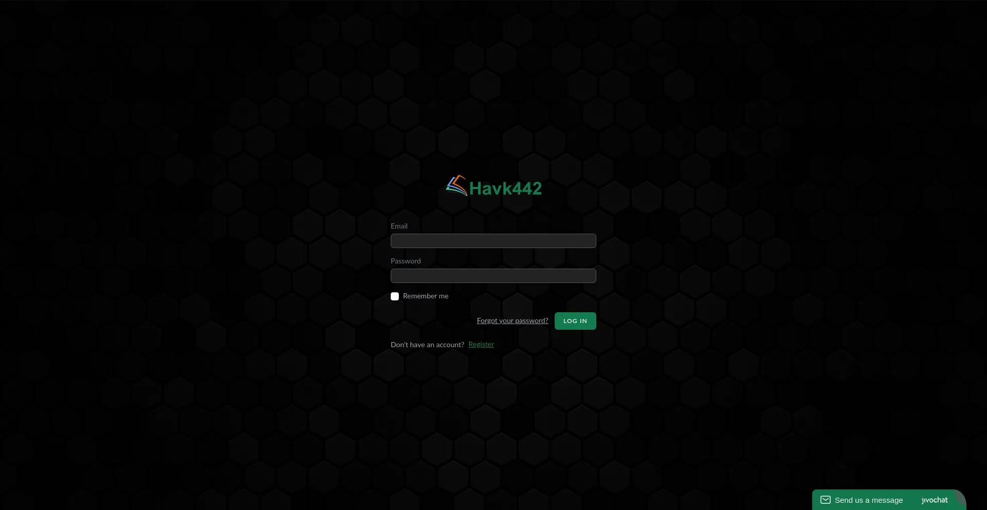 Website screenshot of Havk442.info