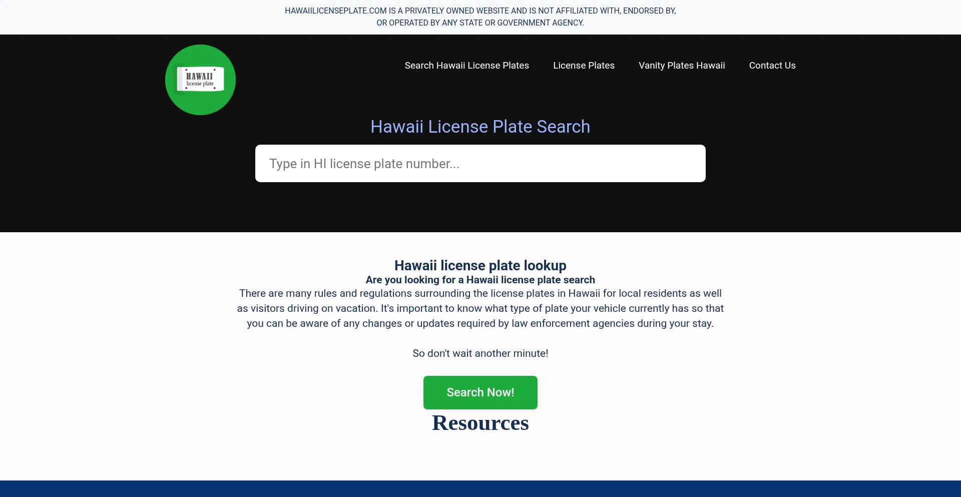 Hawaiilicenseplate.com