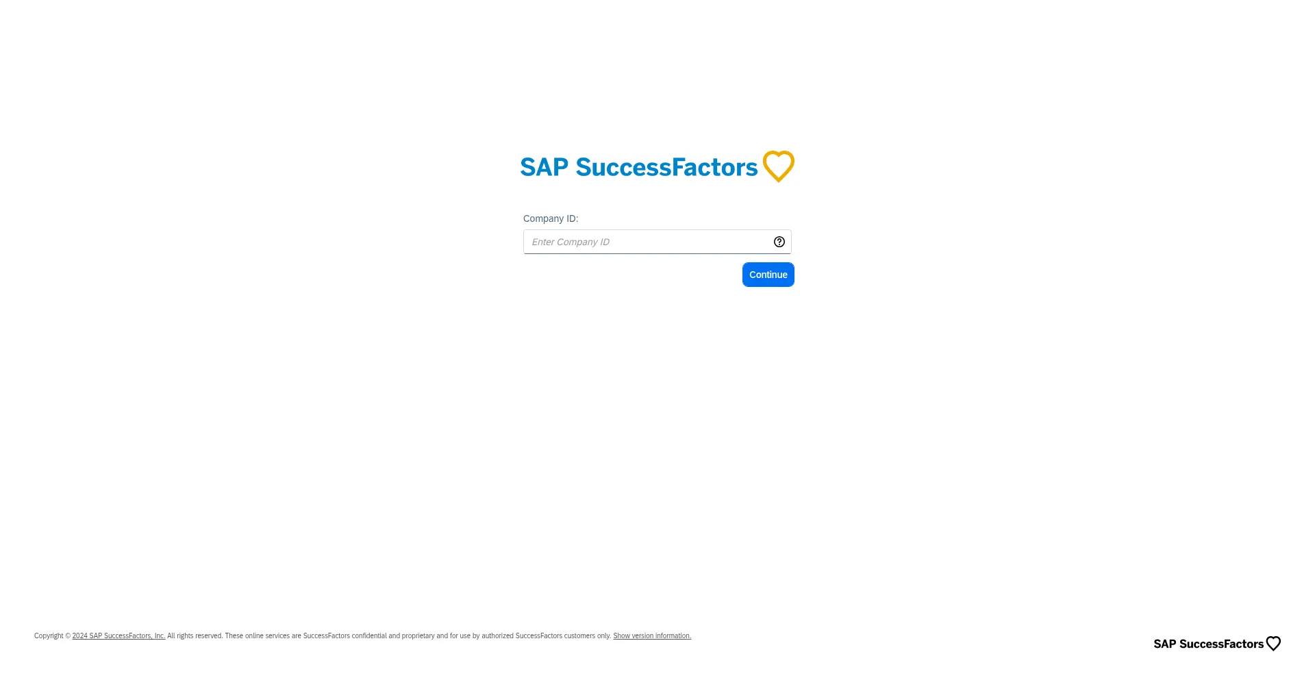 Website screenshot of Hcm55.sapsf.eu