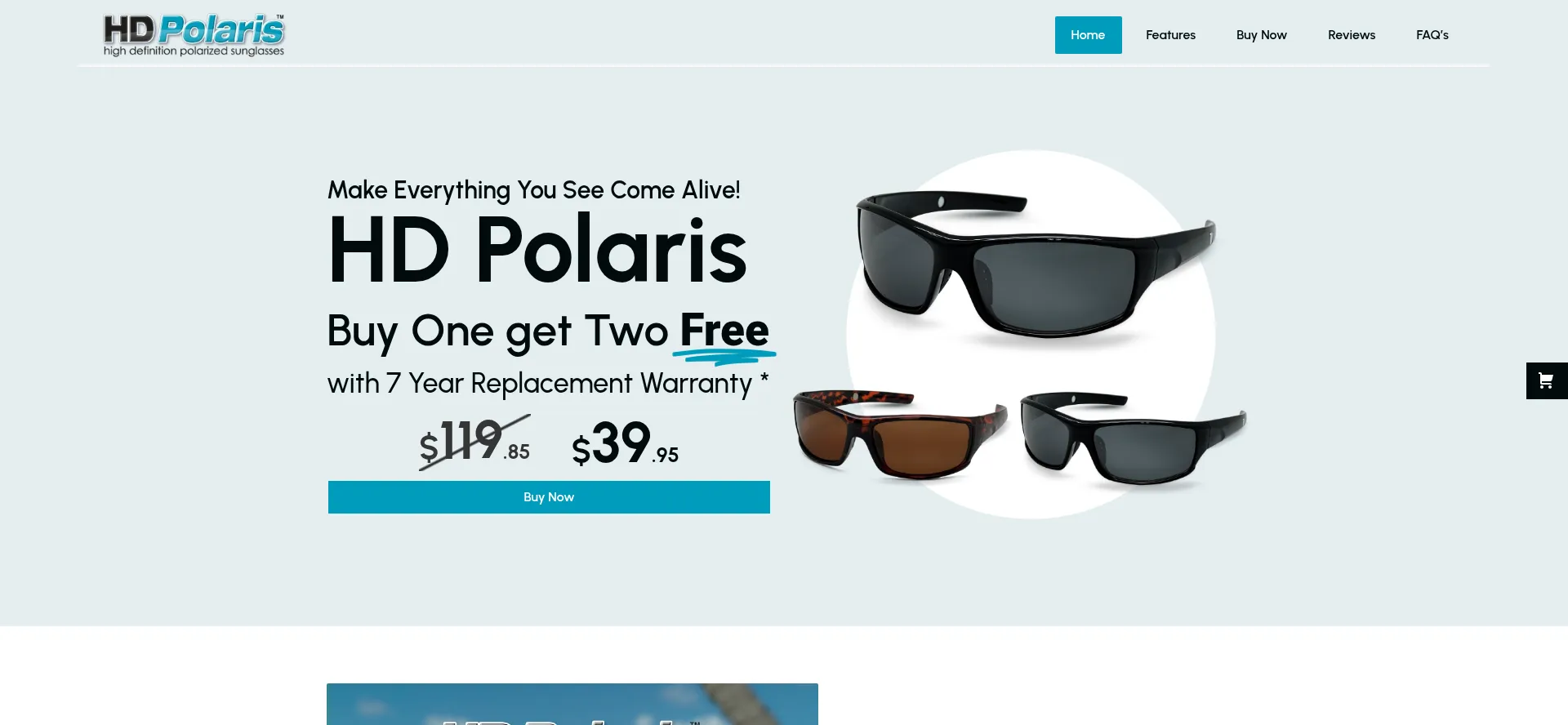 Website screenshot of Hdpolaris.com.au