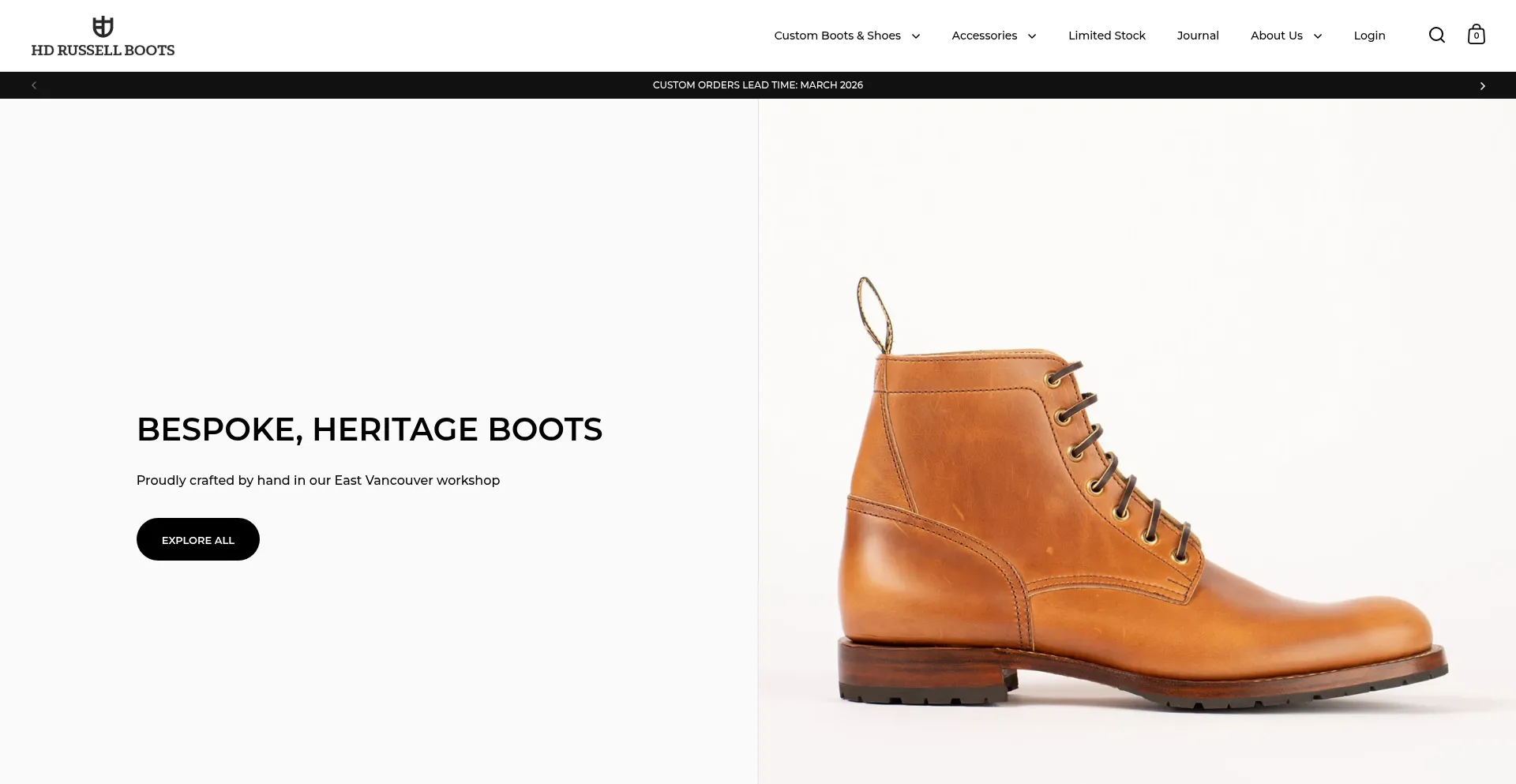 Hdrussellboots.com Screenshot