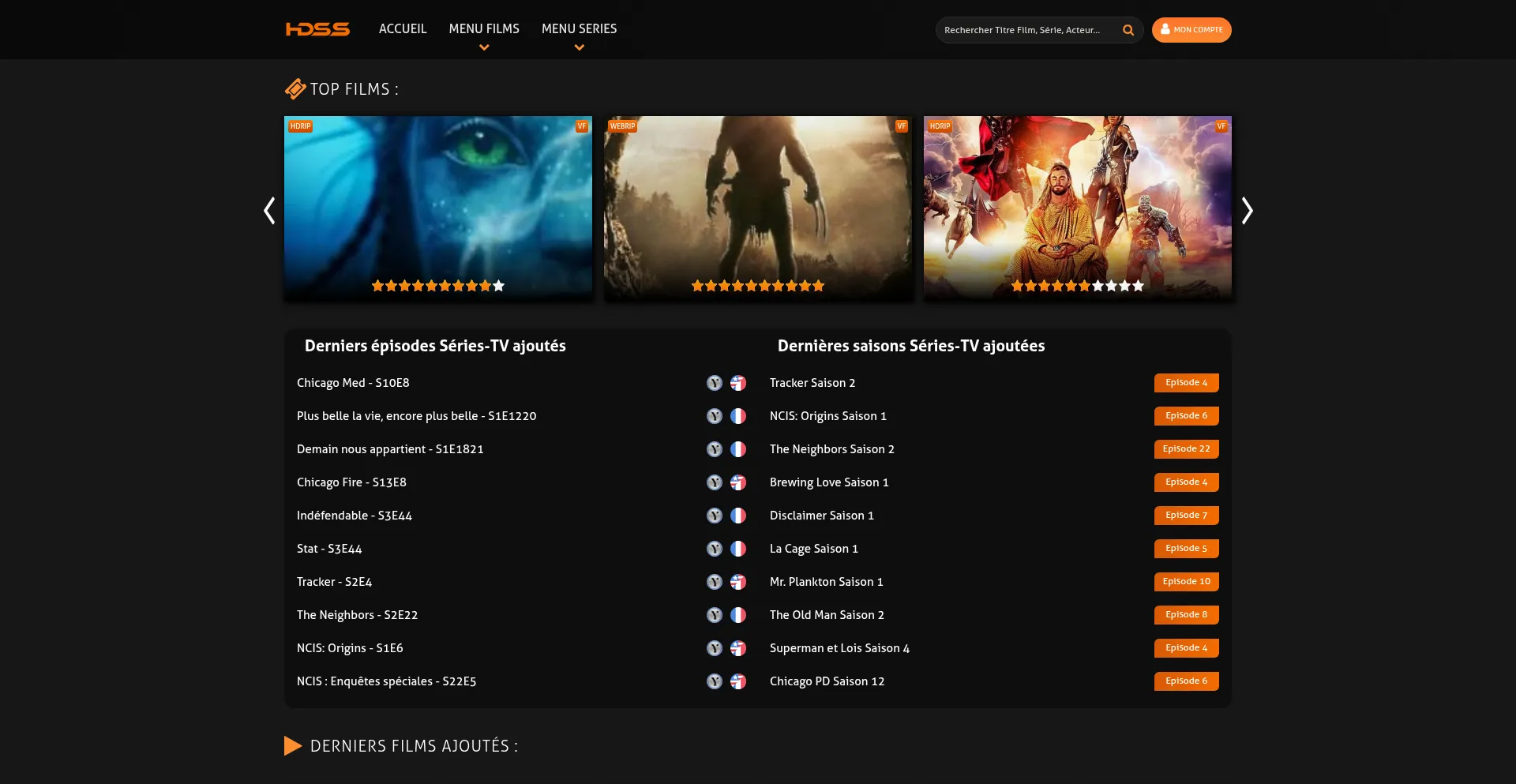Website screenshot of Hdss.art