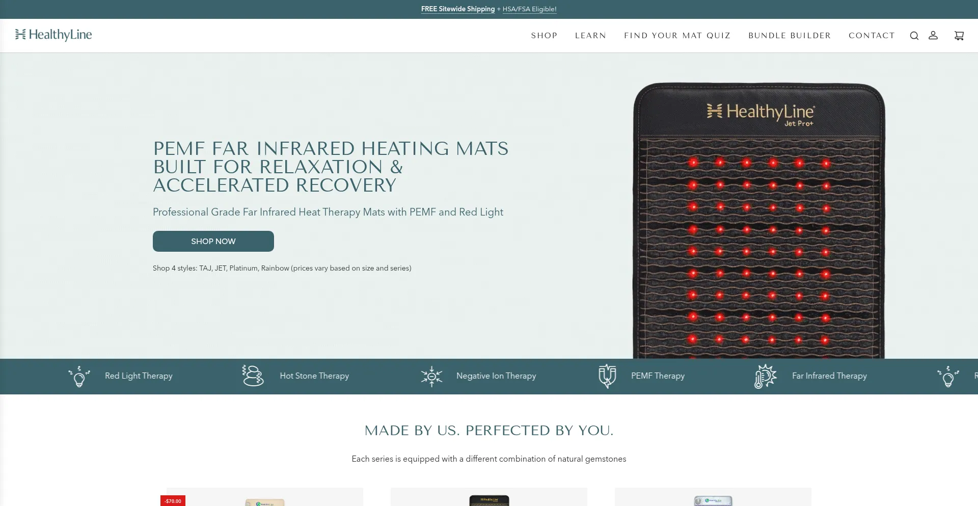 Healthyline.com Screenshot