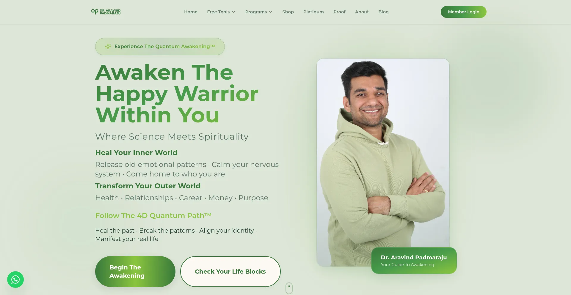 Healwitharavind.com