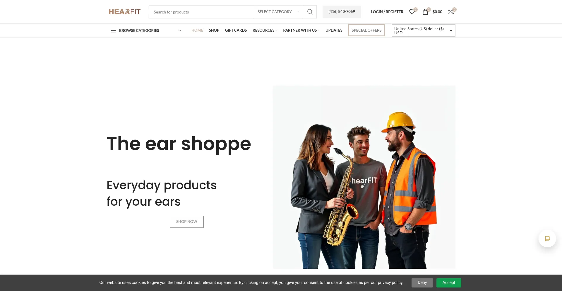 Hearfit.ca Screenshot