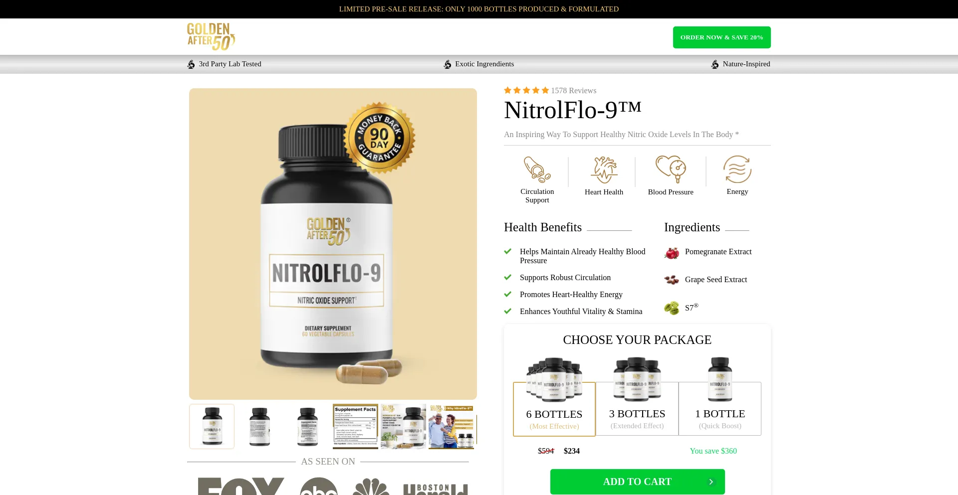 Website screenshot of Heartdailytips.com