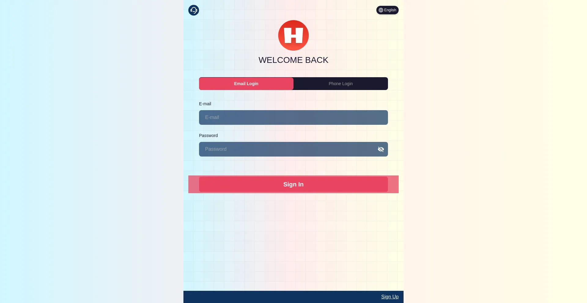 Website screenshot of Heb-mall.com