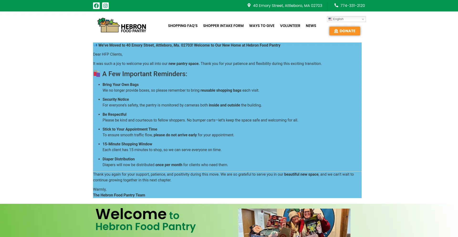 Is Hebronfoodpantry.org Safe?