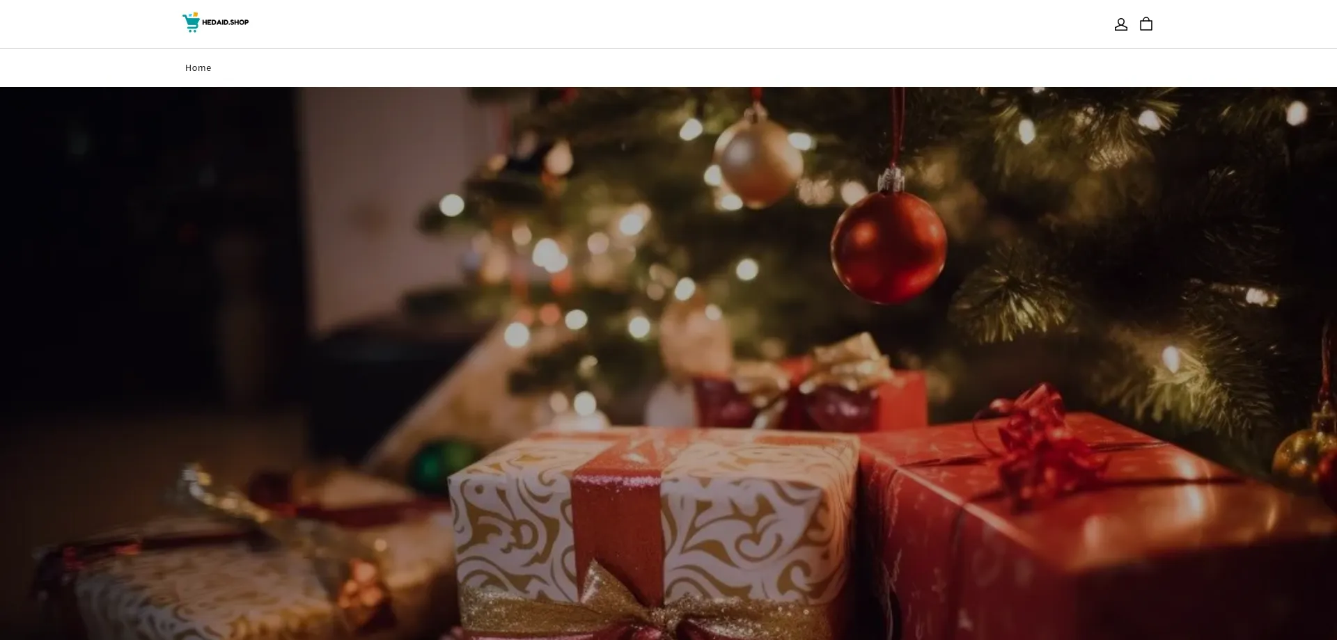 Website screenshot of Hedaid.shop