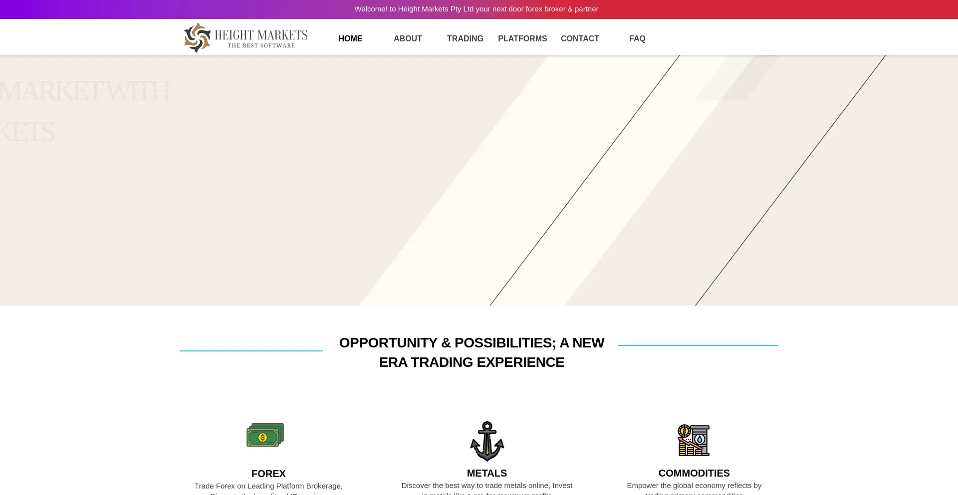 Website screenshot of Heightmedia.com