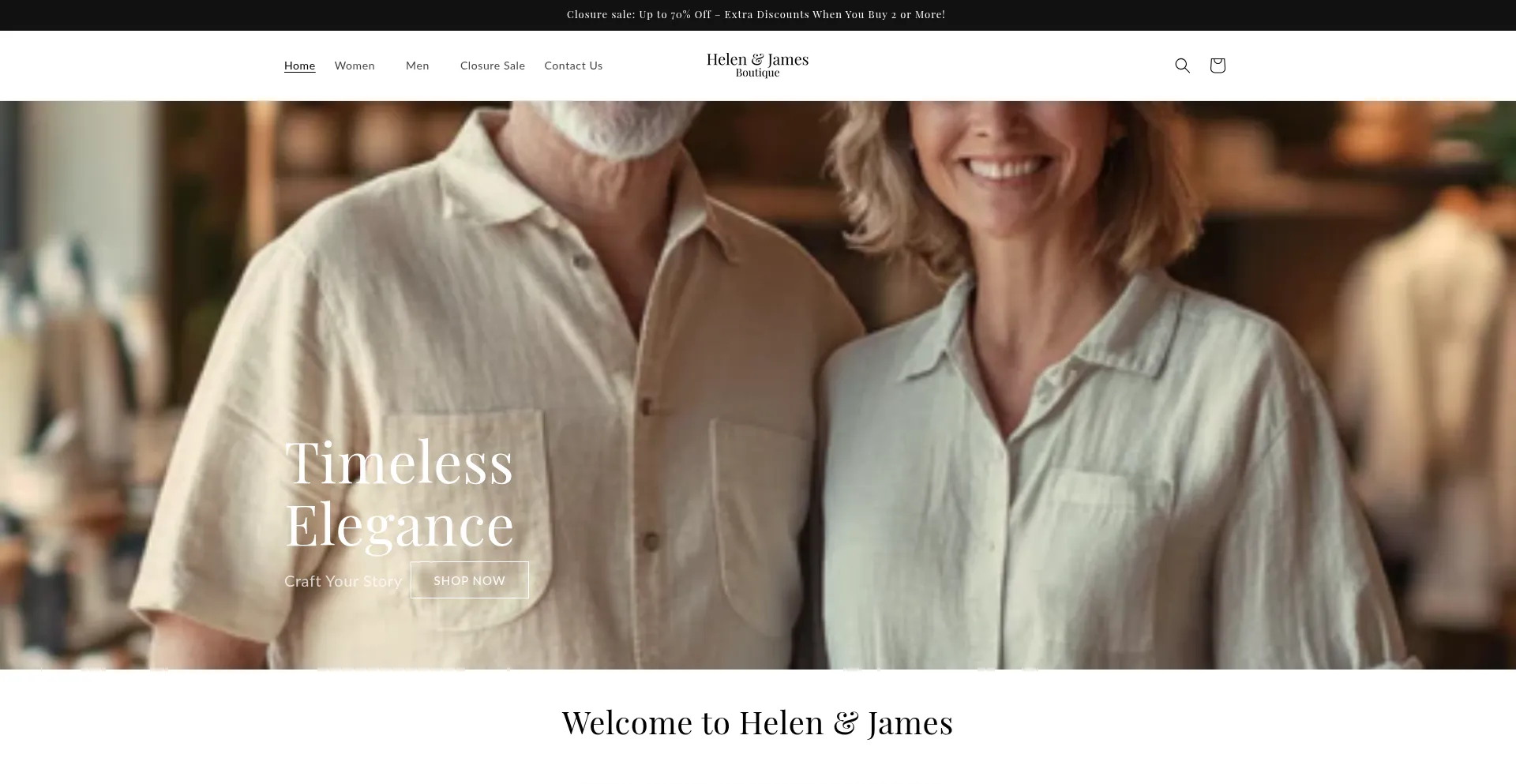 Helenandjames.com Screenshot