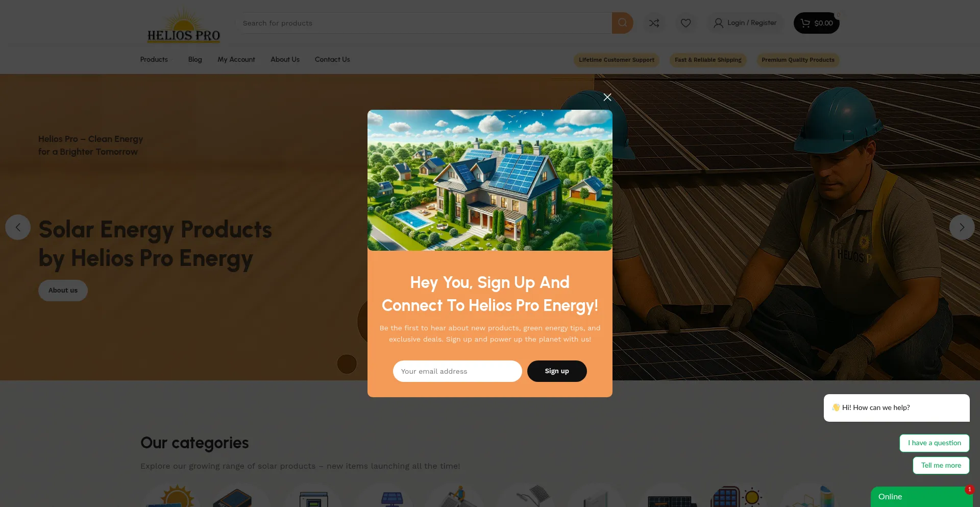 Helios-pro.com Screenshot