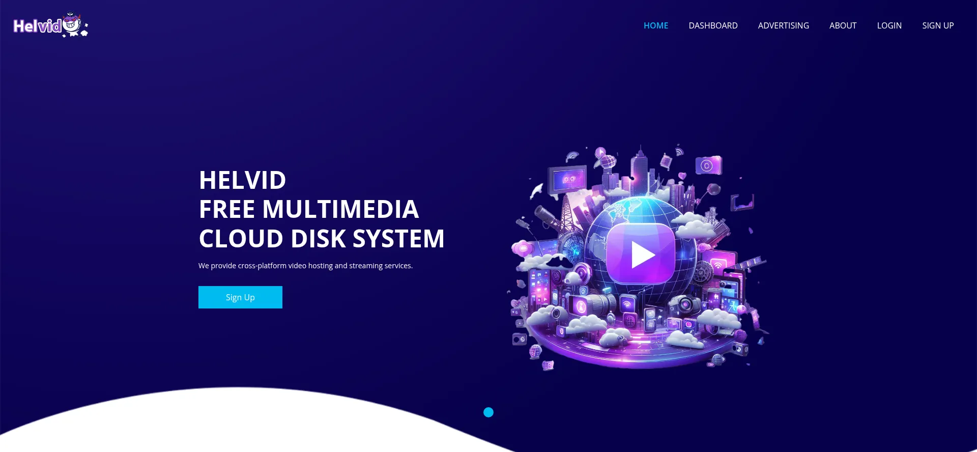 Website screenshot of Helurl.com