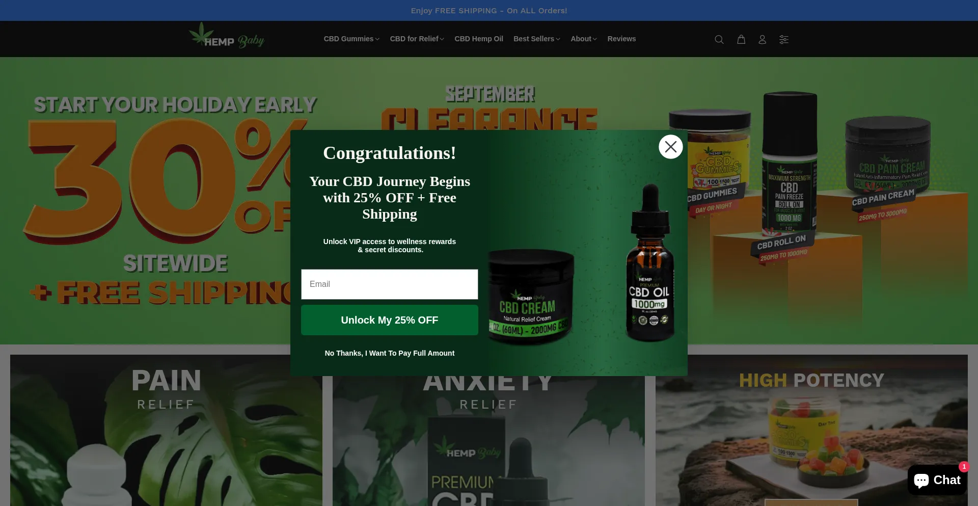 Hempbaby.com Screenshot