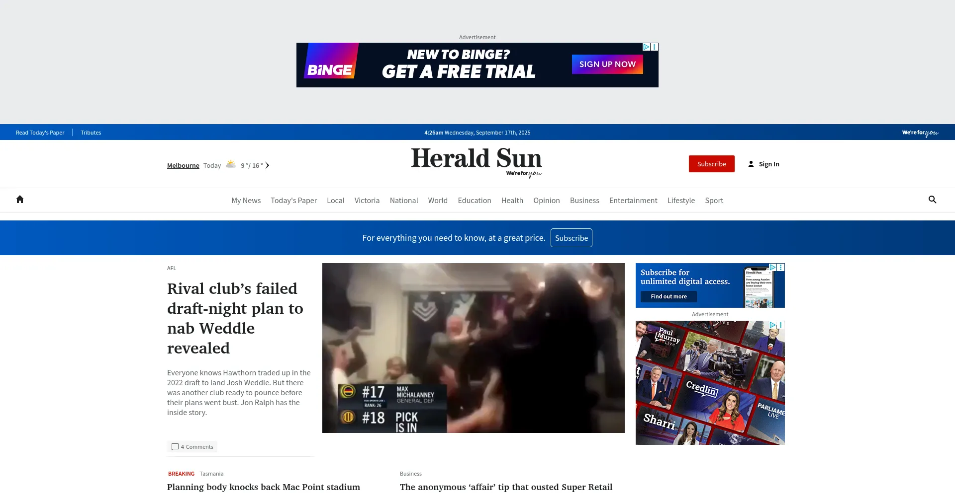 Is Heraldsun.com.au Safe?