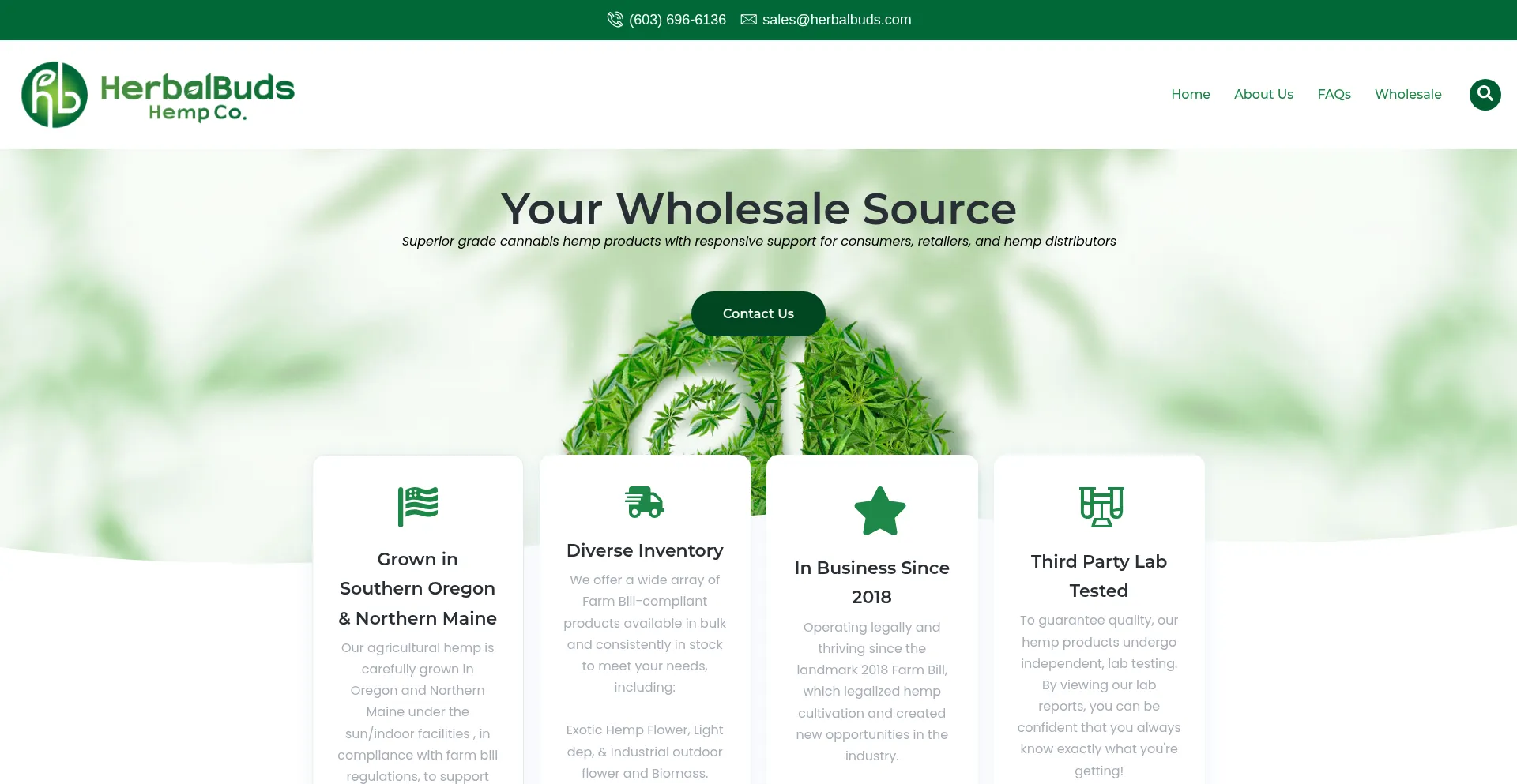 Herbalbuds.com Screenshot