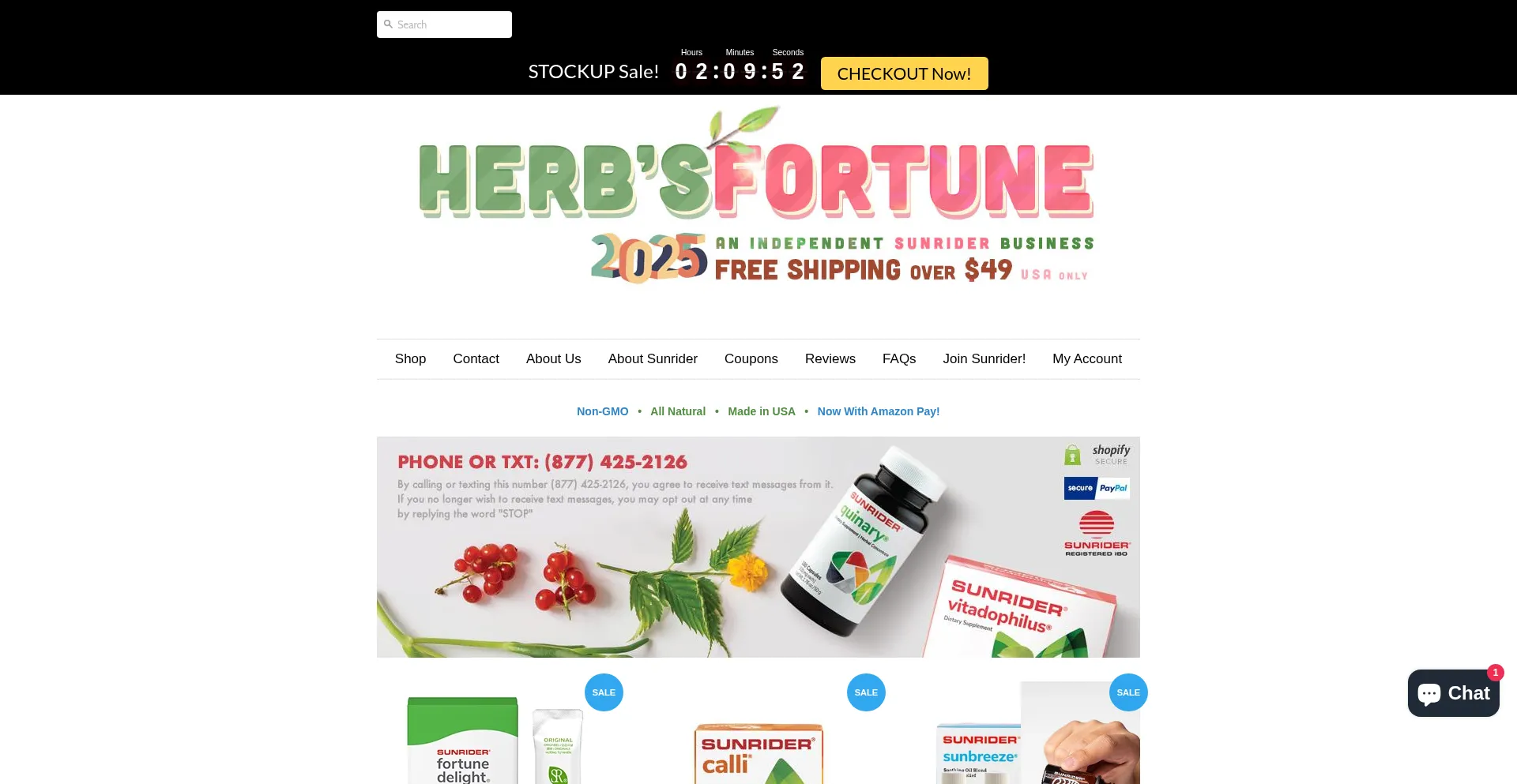 Herbsfortune.com Screenshot
