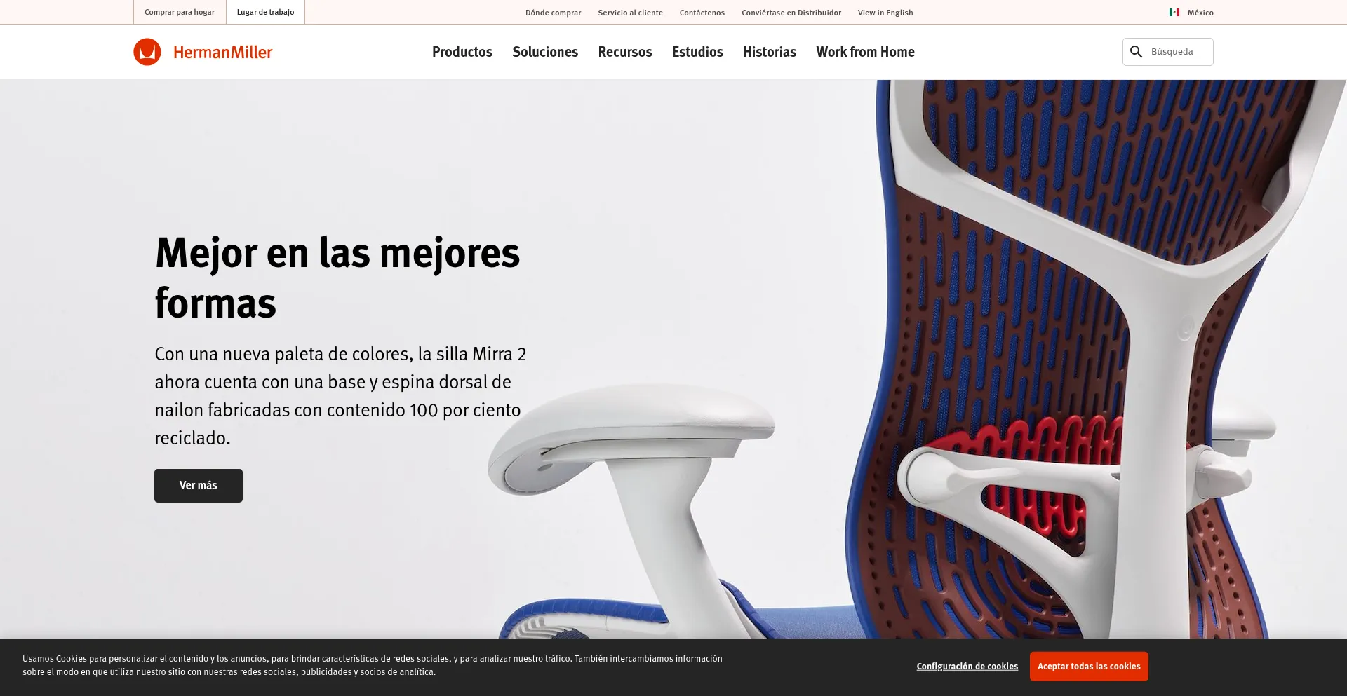 Hermanmiller.com.mx Screenshot