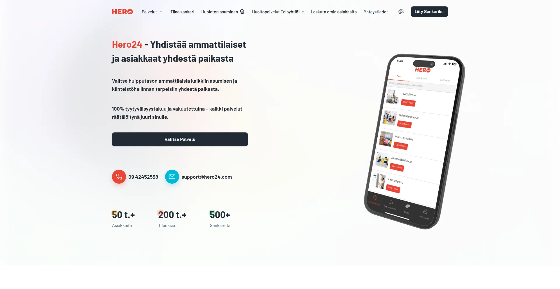 Hero24.com Screenshot