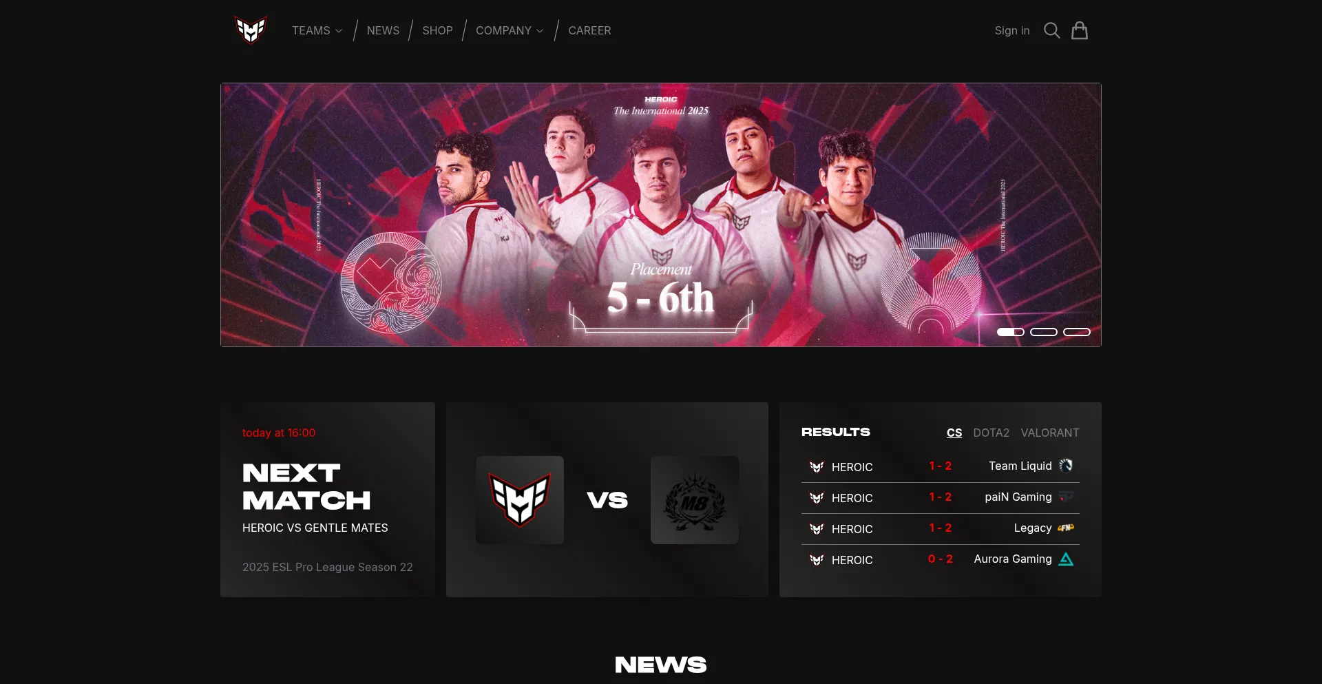Heroic.gg Screenshot