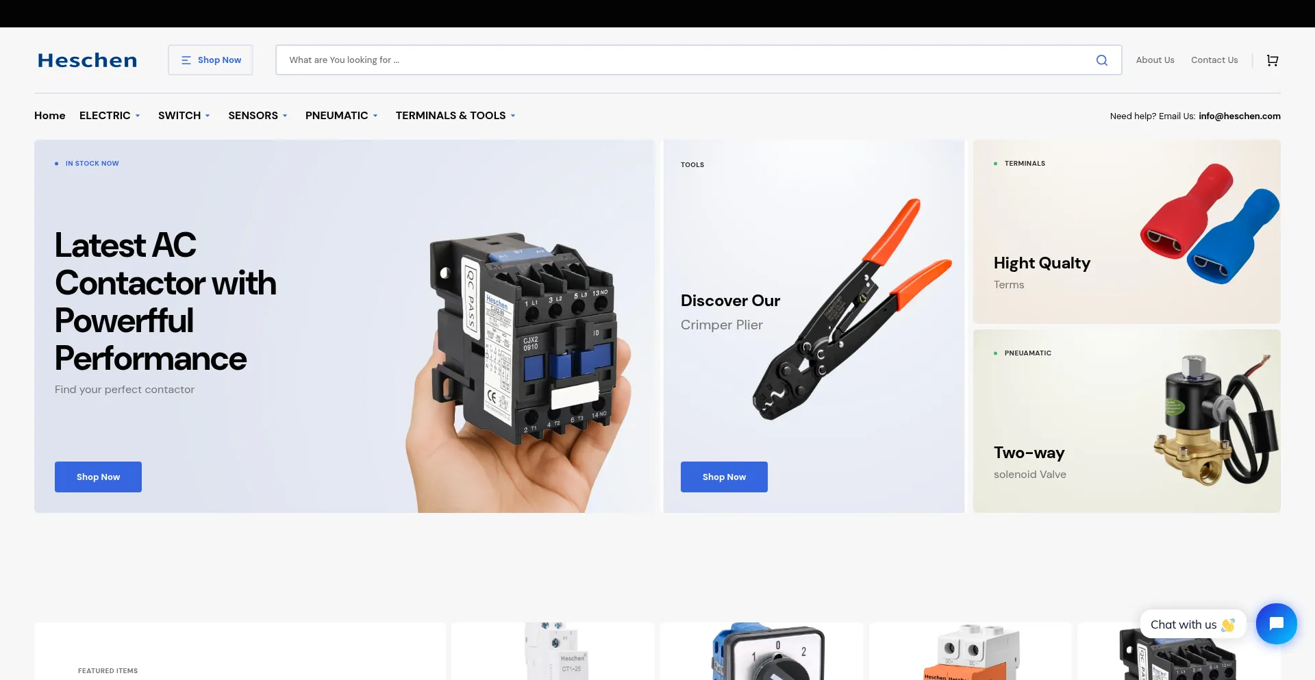 Heschen.com Screenshot