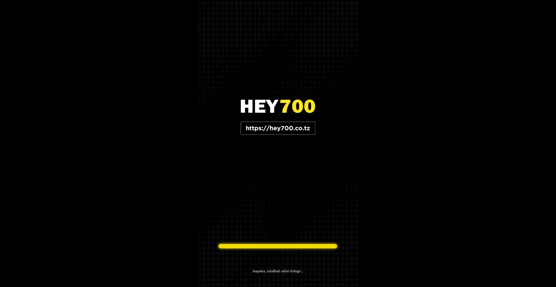 Website screenshot of Hey700.com