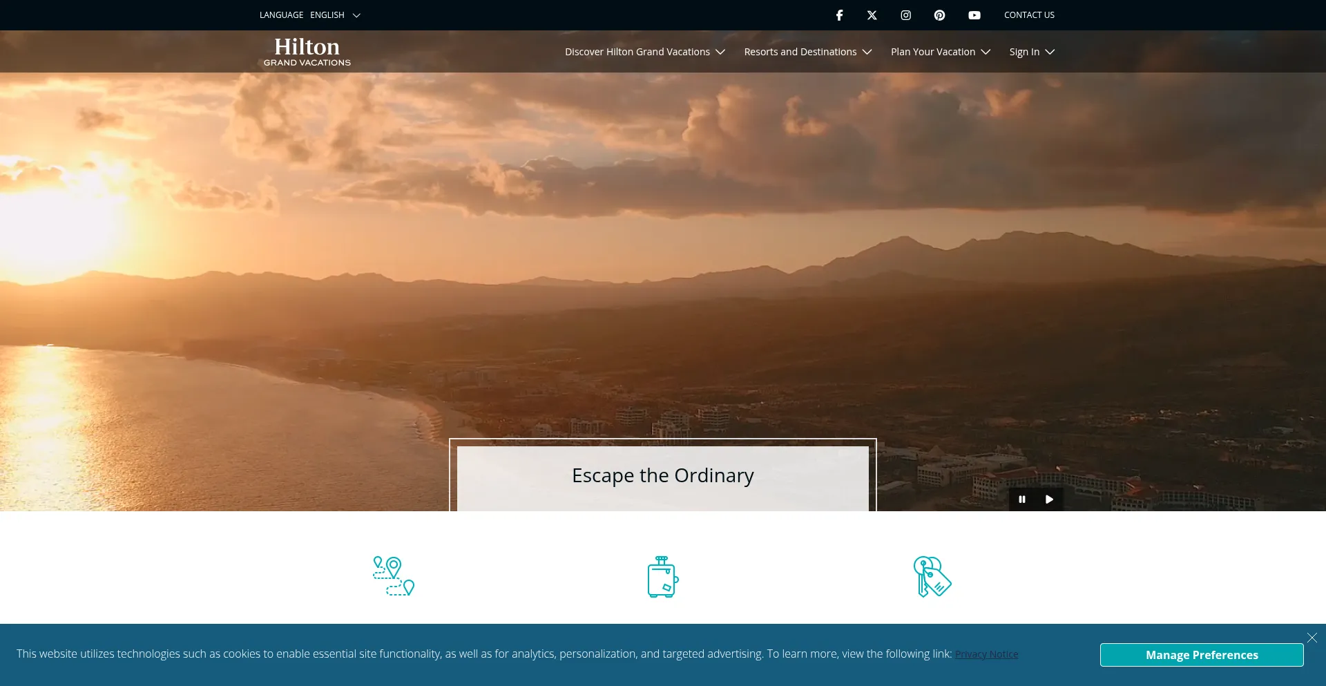 Hgv.com Screenshot