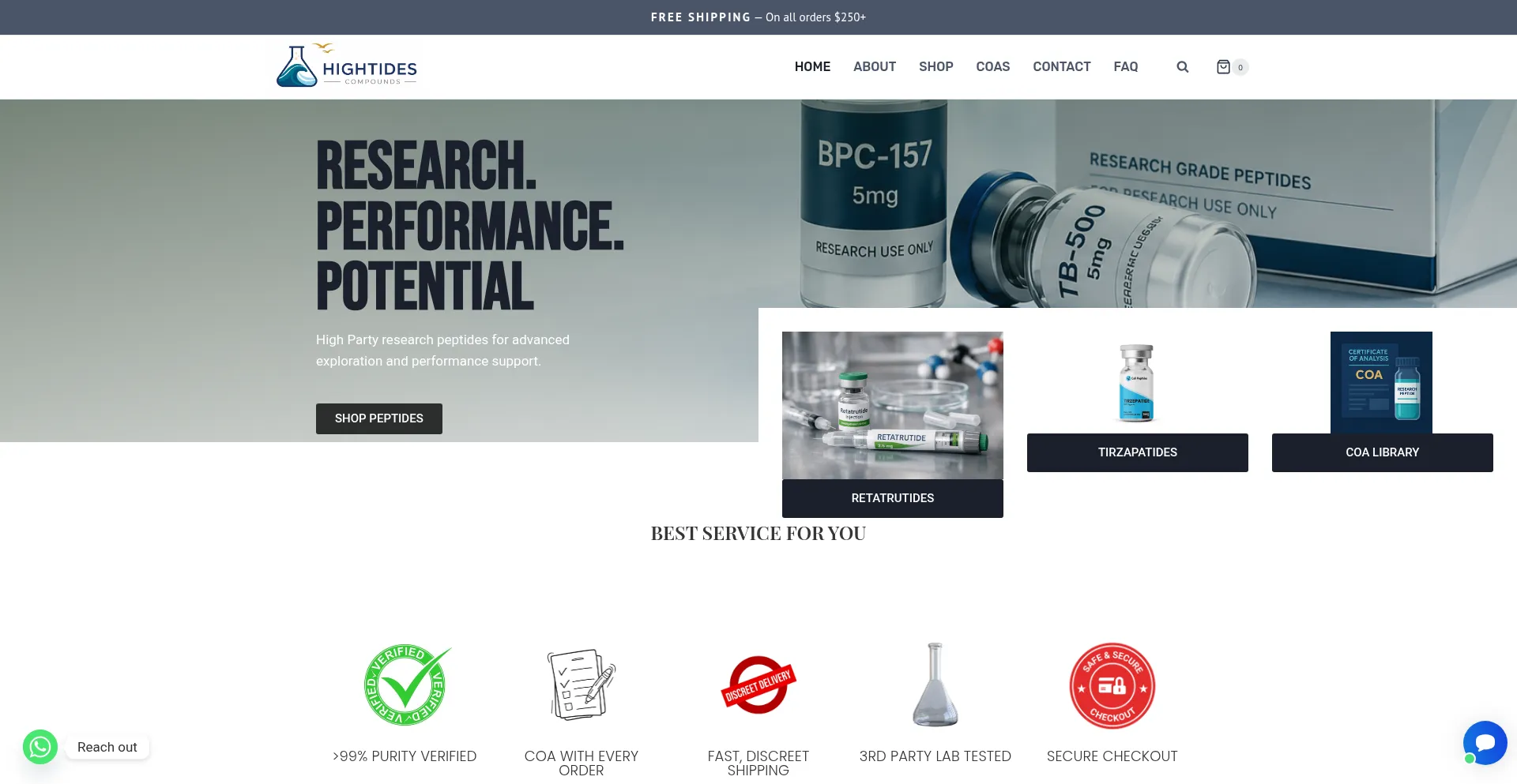 Hightidescompounds.com