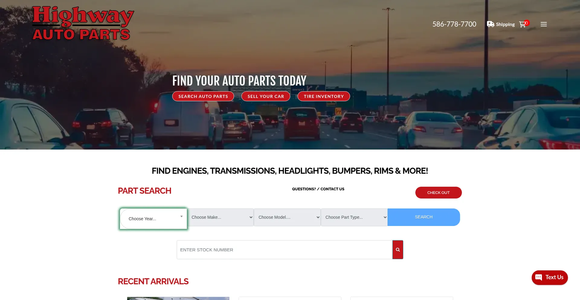 Highwayautoparts.com Screenshot