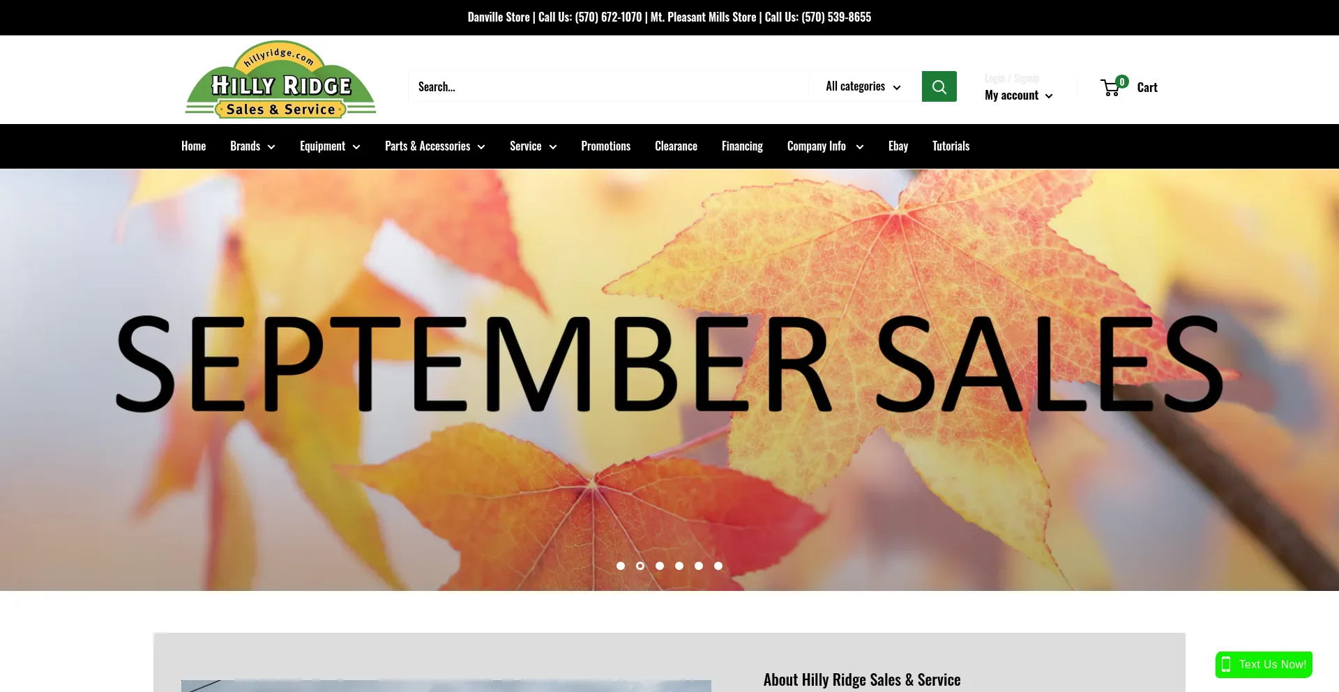 Hillyridge.com Screenshot