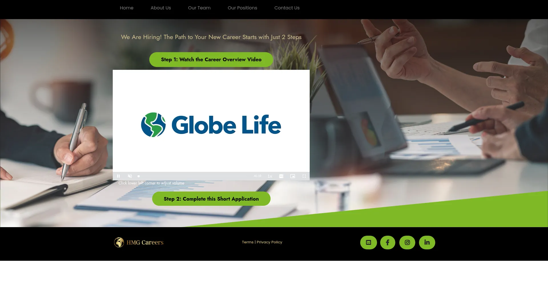 Hmg.careers Screenshot