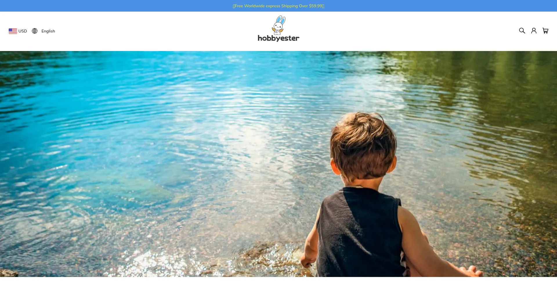 Website screenshot of Hobbyester.com