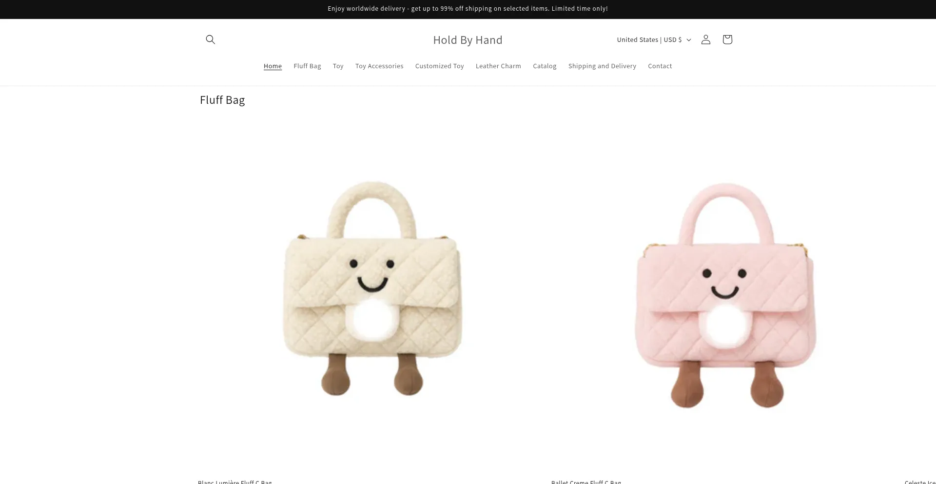 Website screenshot of Holdbyhand.id